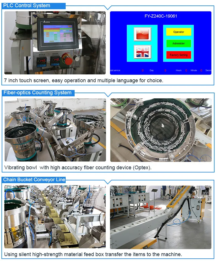 Hardware parts packing machine