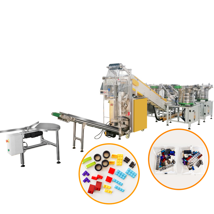 Toy Bricks Small Plastic Parts Counting and Packaging Machine